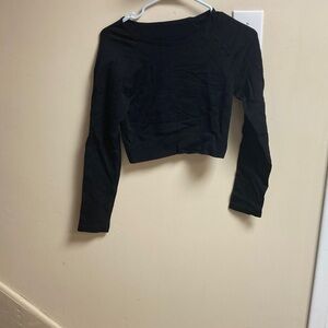 Black Long Sleeve Women's Top